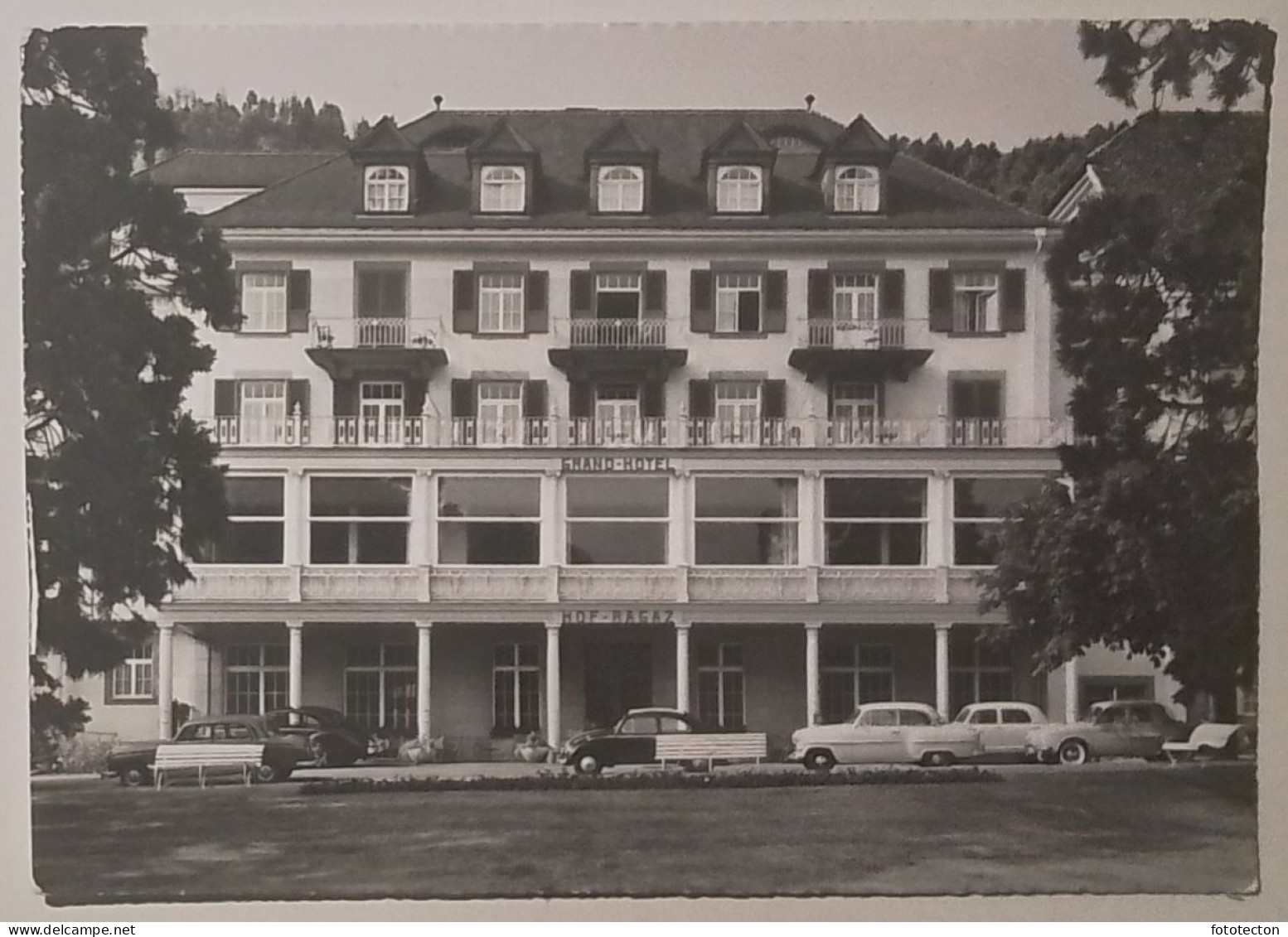 Switzerland, Suisse - Bad Ragaz - Grand Hotel Hof Ragaz - Auto Car Voiture - Bad Ragaz