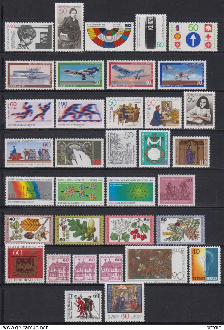 BRD , Jahrgang 1979 , Postfrisch / Xx  (9023) - Annual Collections