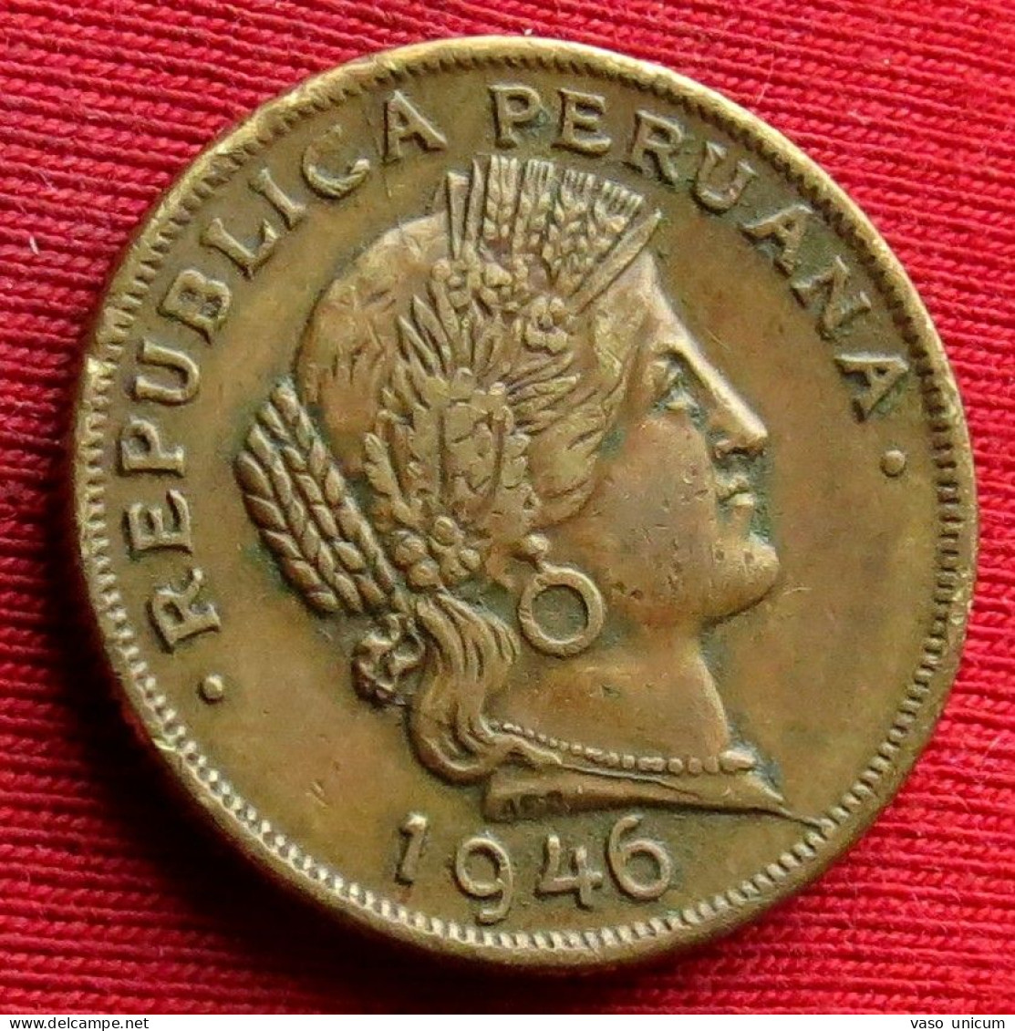 Peru 20 Centavos 1946 Perou - Perú
