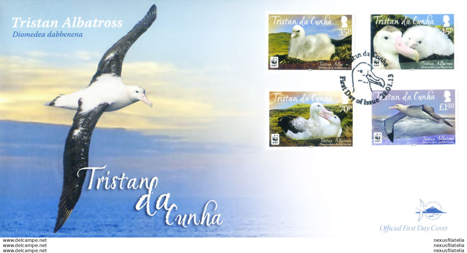 Annata Completa 2013. FDC. - Tristan Da Cunha