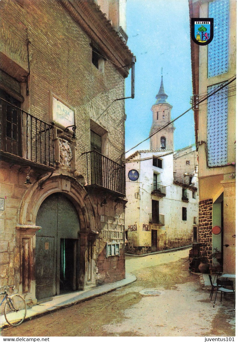 CPSM Calanda-Subida Al Pilar-Calle Del Carmen-Timbre   L2717 - Teruel