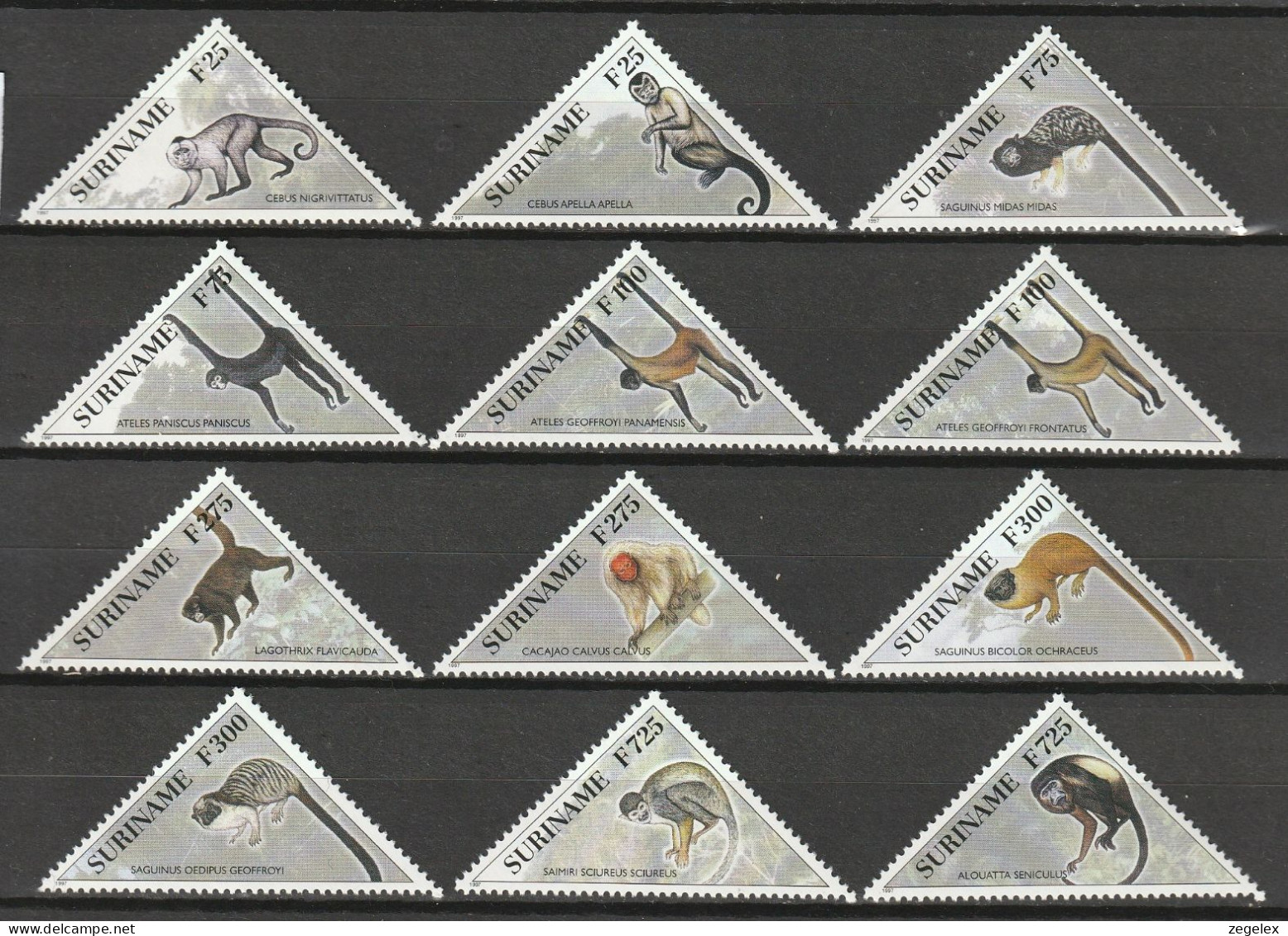 Suriname 1997 Apen, Dieren, Monkeys - Animals MNH/**/Postfris  - Surinam