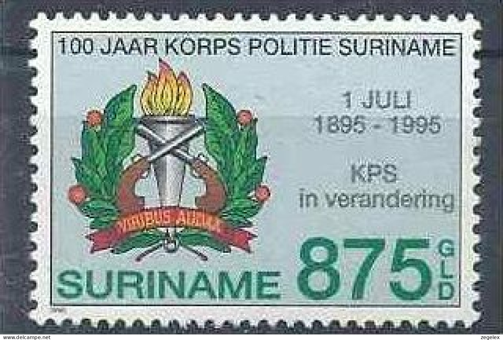 Suriname 1995 Police ZBL 850 Mi 1520 Sc 1018 MNH**/postfris  - Surinam