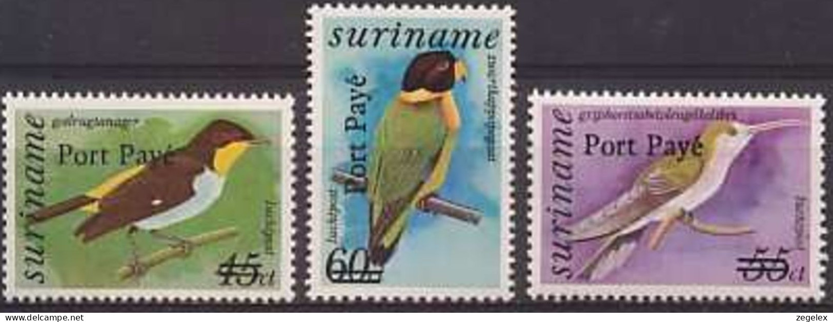 Suriname 1994 Port Payé Birds MH* - Surinam