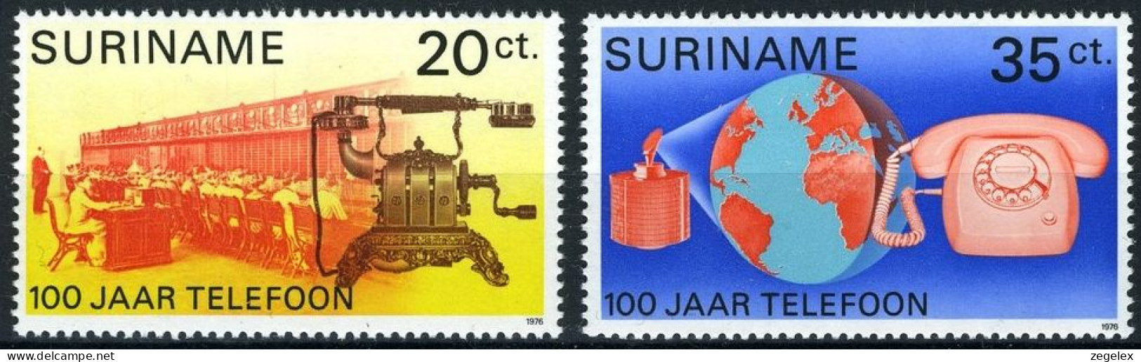 Suriname 1976 100 Jaar Telefoon. 100 Year Telephone  MNH/**/Postfris  - Surinam