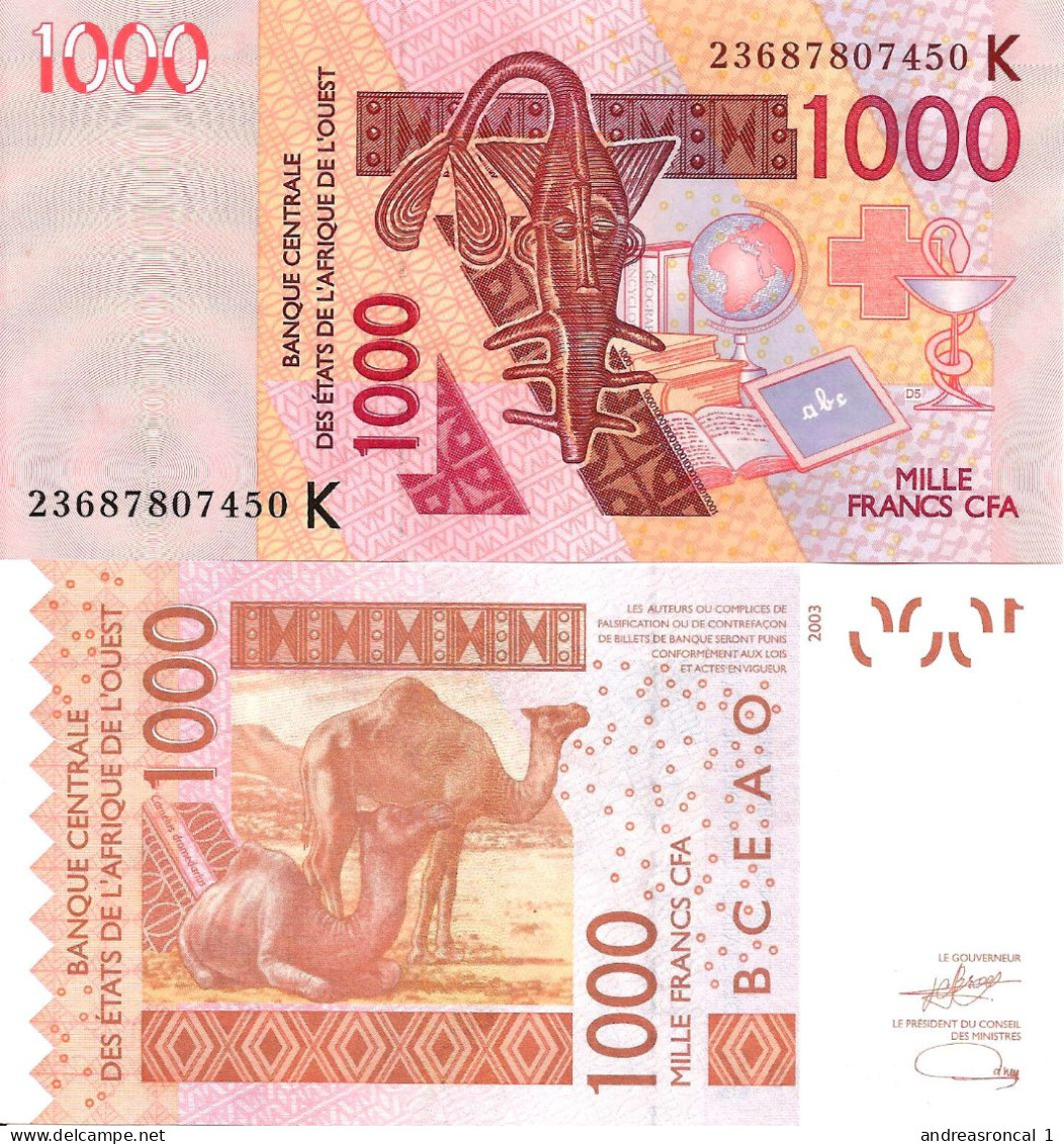 West Africa / UEMOA / Senegal 1000 Francs ND [2023] P-715Ku UNC - Senegal