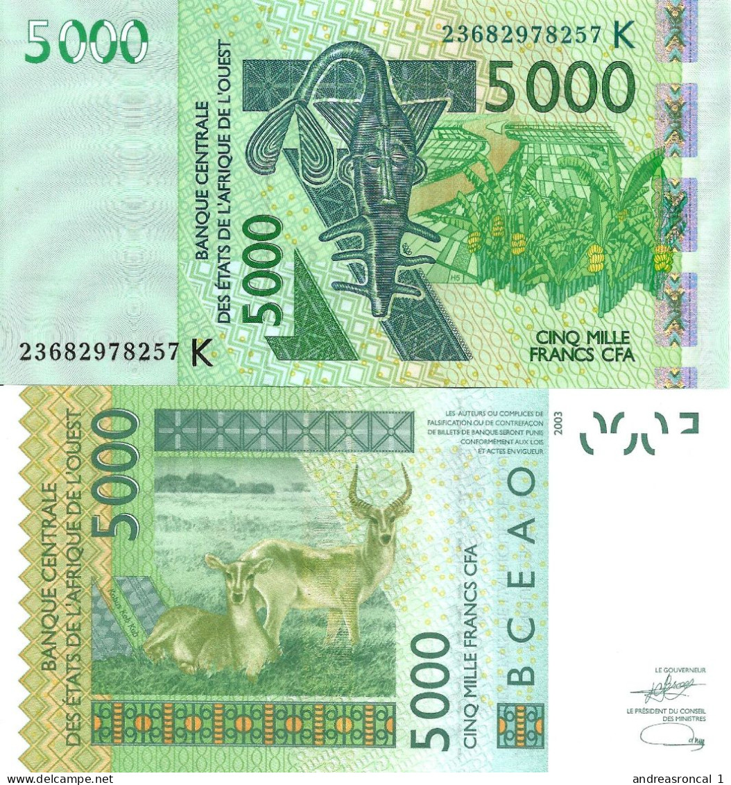 West Africa / UEMOA / Senegal 5000 Francs ND [2023] P-717Ku UNC - Senegal