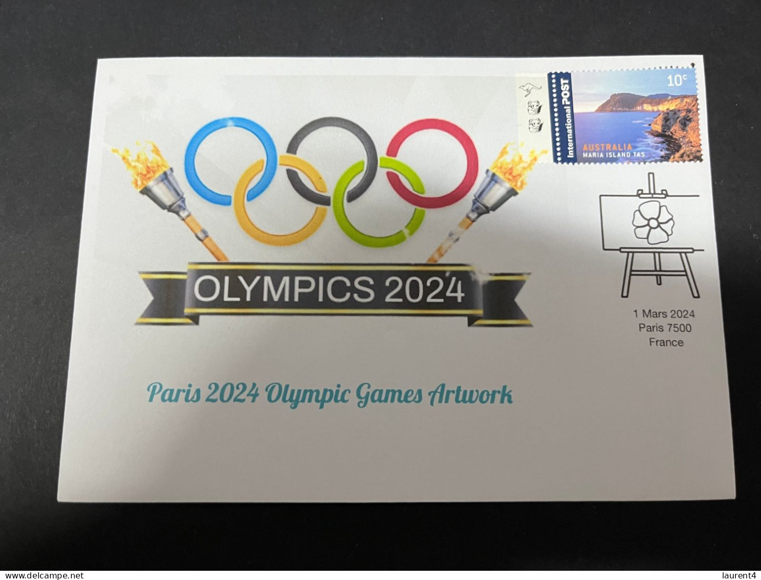 11-3-2024 (2 Y 43) Paris Olympic Games 2024 - 8 (of 12 Covers Series) For The Paris 2024 Olympic Games Artwork - Eté 2024 : Paris
