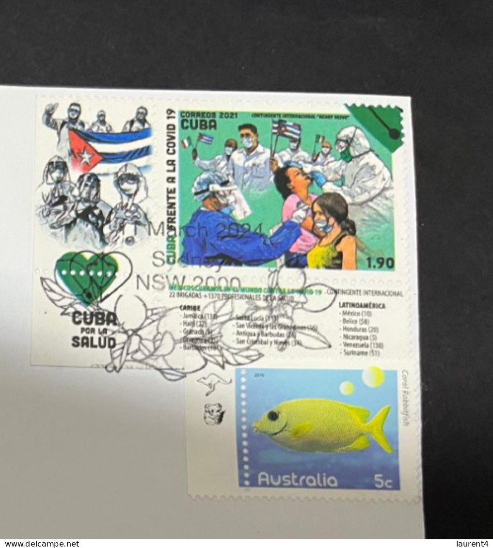 11-3-2024 (2 Y 43) COVID-19 4th Anniversary - Cuba - 10 March 2024 (with Cuba COVID-19 Stamp) - Disease