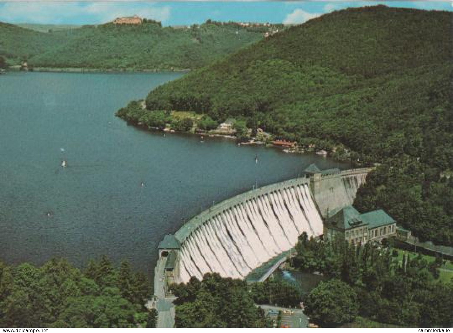 20877 - Edersee - Stützmauer U. Schloss Waldeck - Ca. 1975 - Waldeck