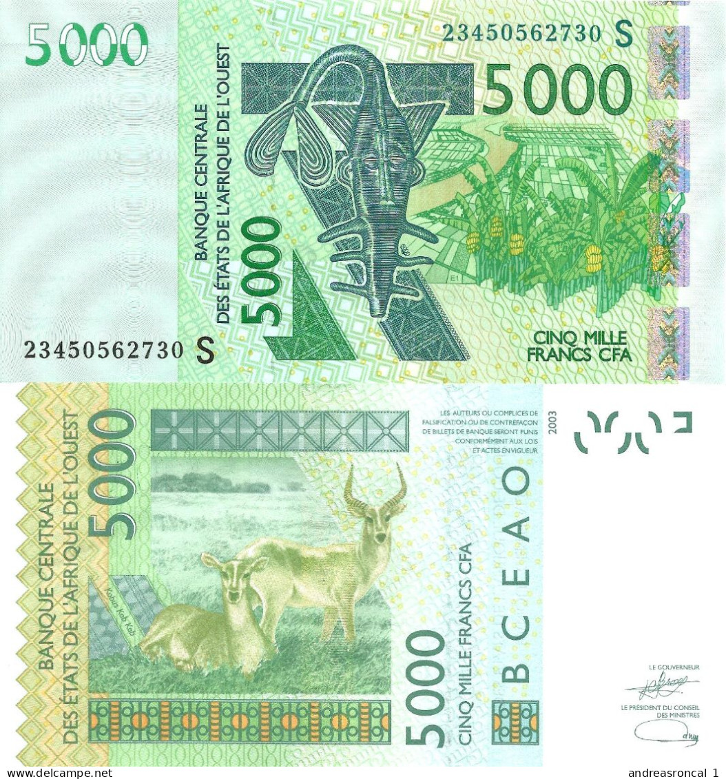 West Africa / UEMOA / Guinea-Bissau 5000 Francs 2023 P-917Su UNC (1-) - Guinea-Bissau