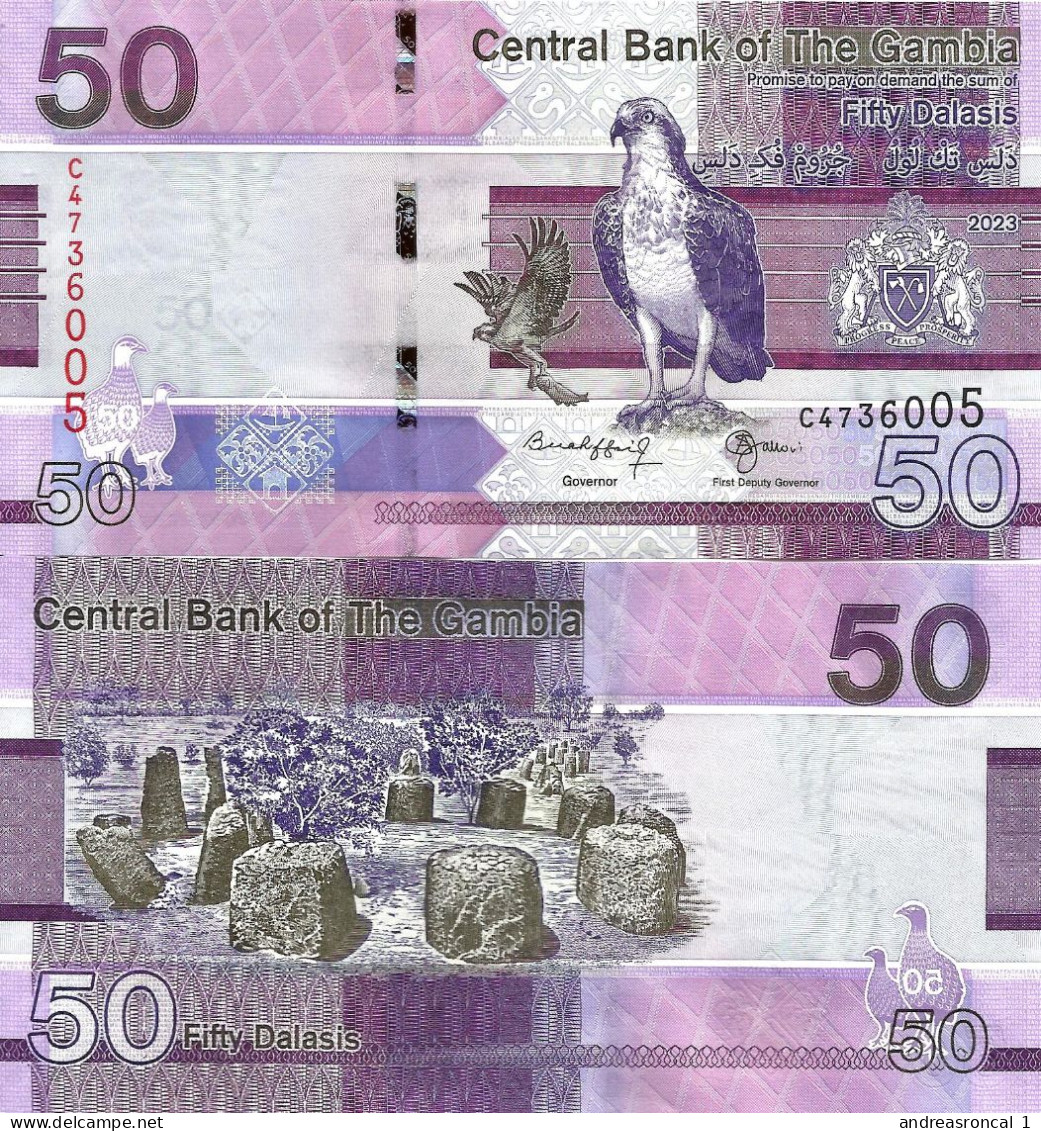 Gambia 50 Dalasis 2023 P-40c UNC - Gambia