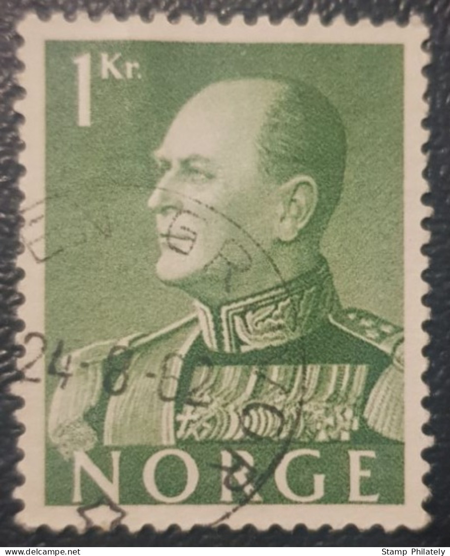 Norway King Olav 1Kr Used Stamp - Gebruikt