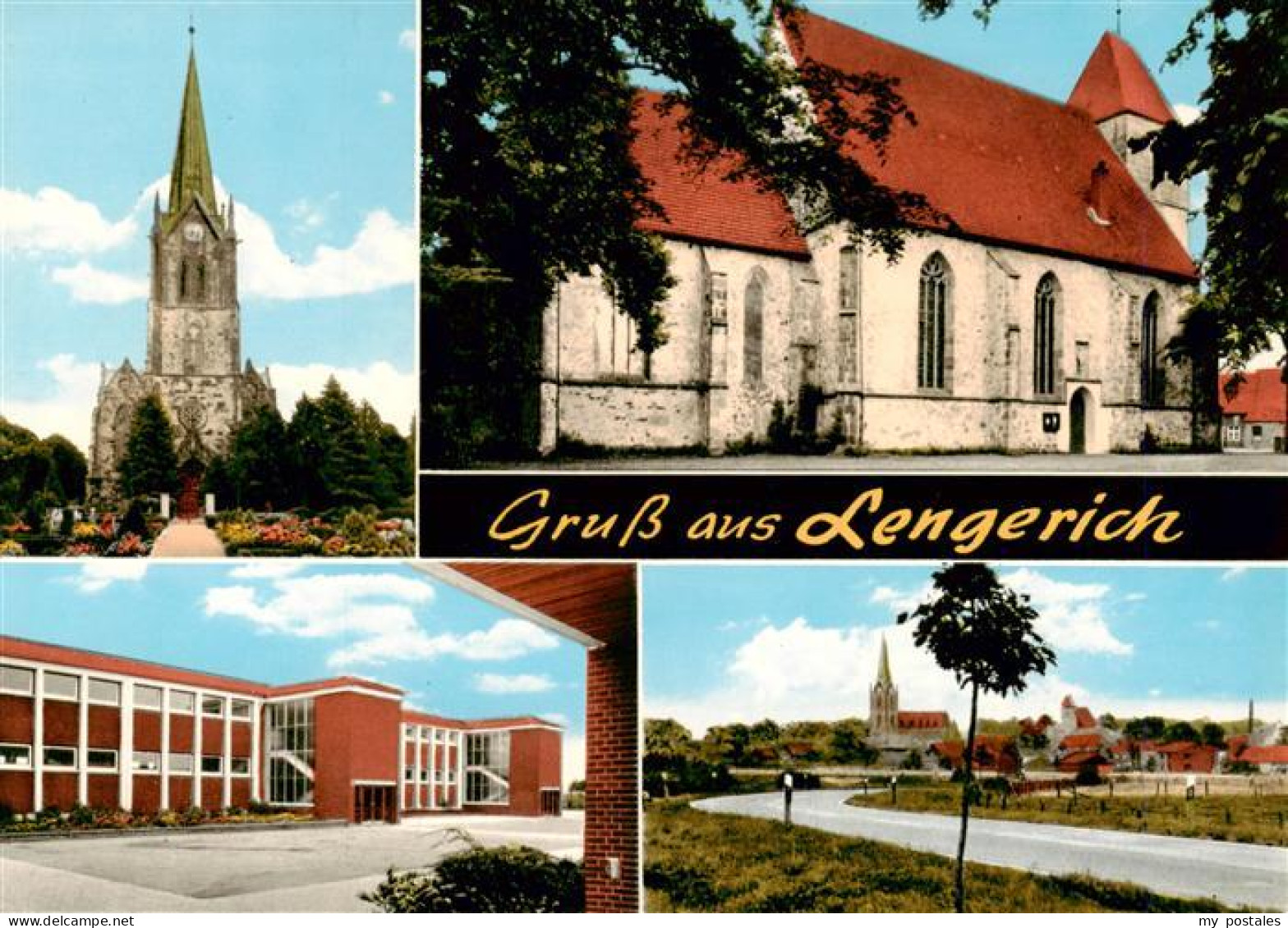 73923732 Lengerich_Westfalen Kirchen Schule - Lengerich