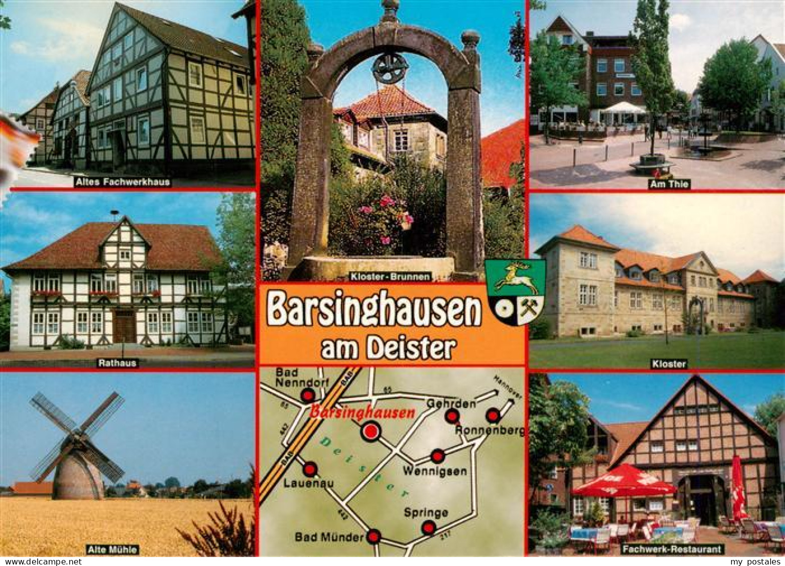 73923511 Barsinghausen Altes Fachwerkhaus Rathaus Alte Muehle Kloster Brunnen Am - Barsinghausen