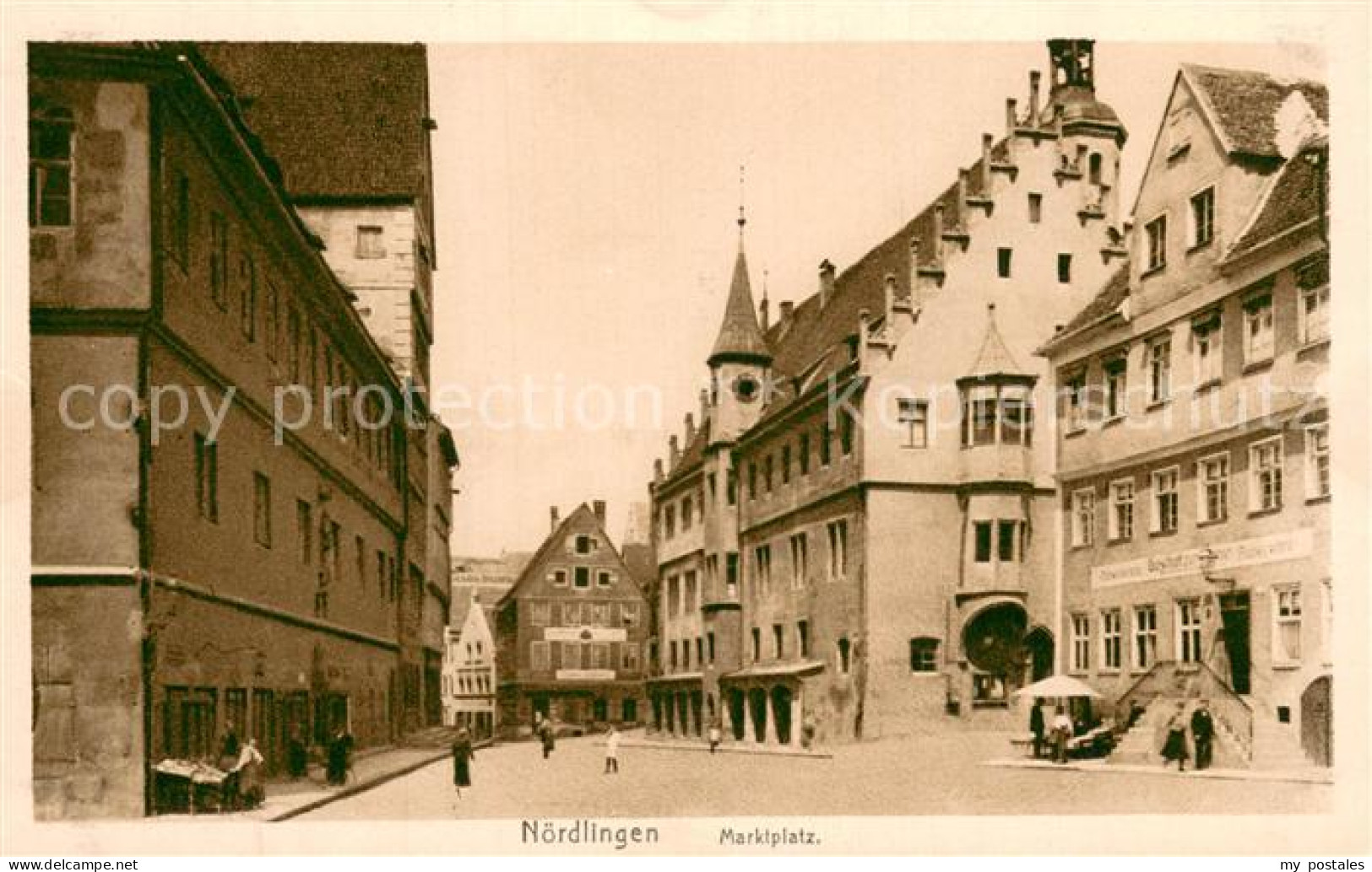 73776921 Noerdlingen Marktplatz Noerdlingen - Nördlingen