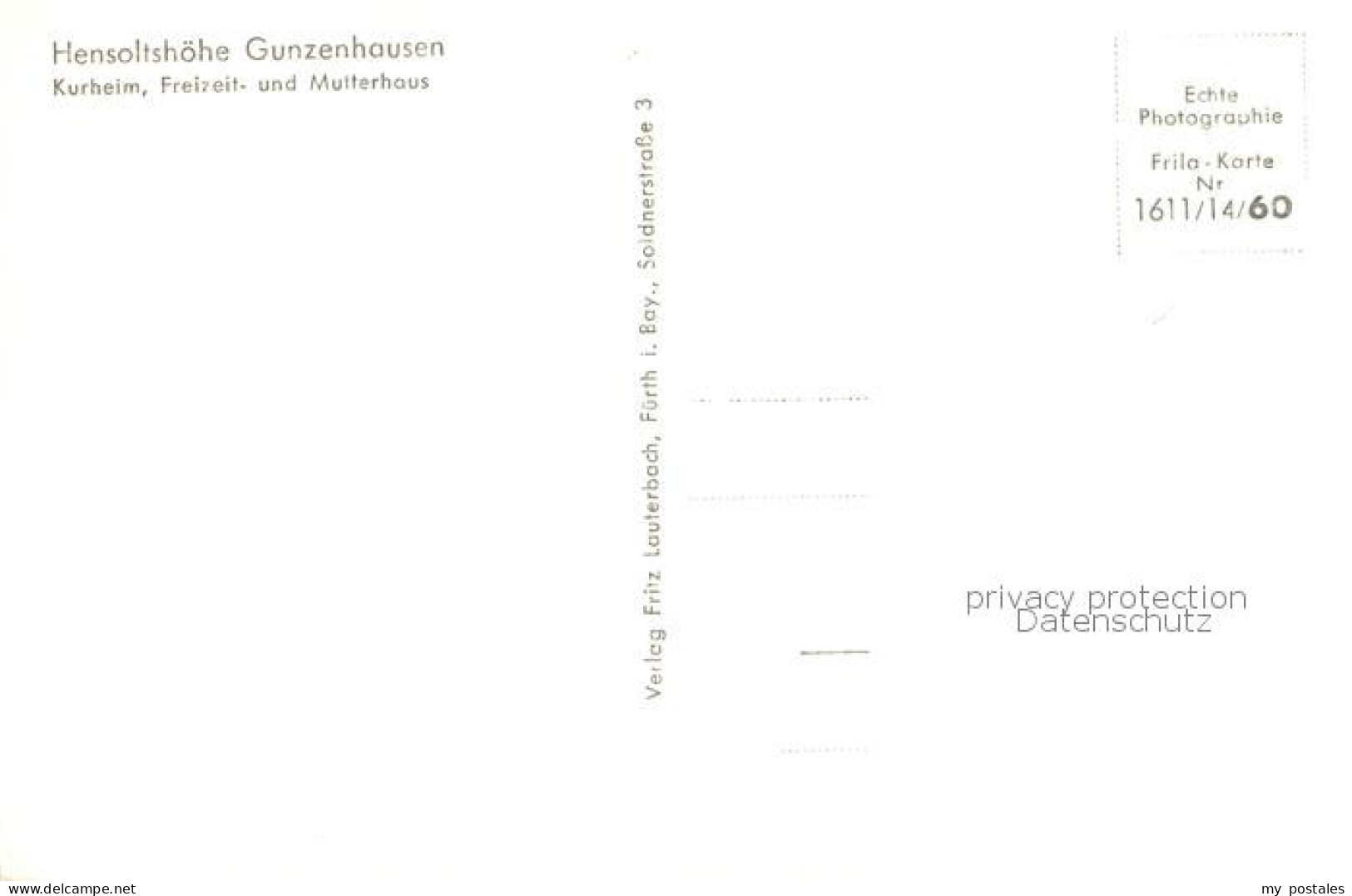 73776914 Gunzenhausen Altmuehlsee Hensoltshoehe Kurheim Freizeit Und Mutterhaus  - Gunzenhausen