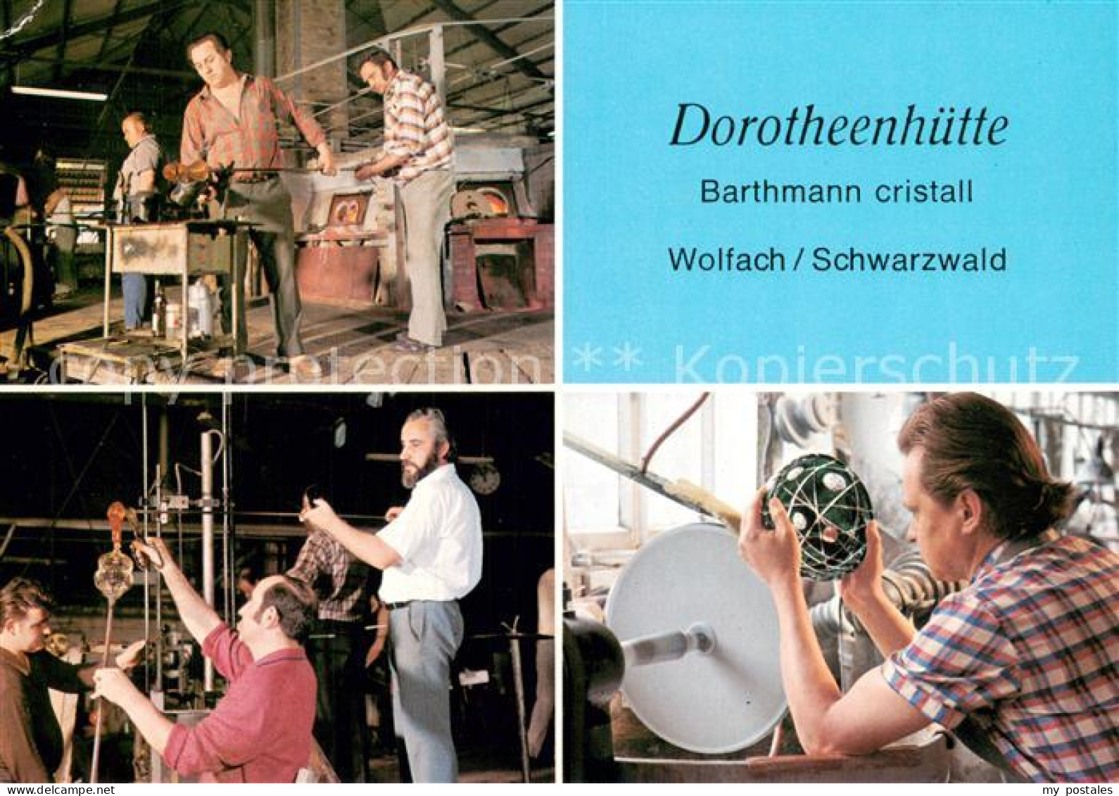 73776863 Wolfach Dorotheenhuette Barthmann Cristall Glasmacher Und Glasschleifer - Wolfach