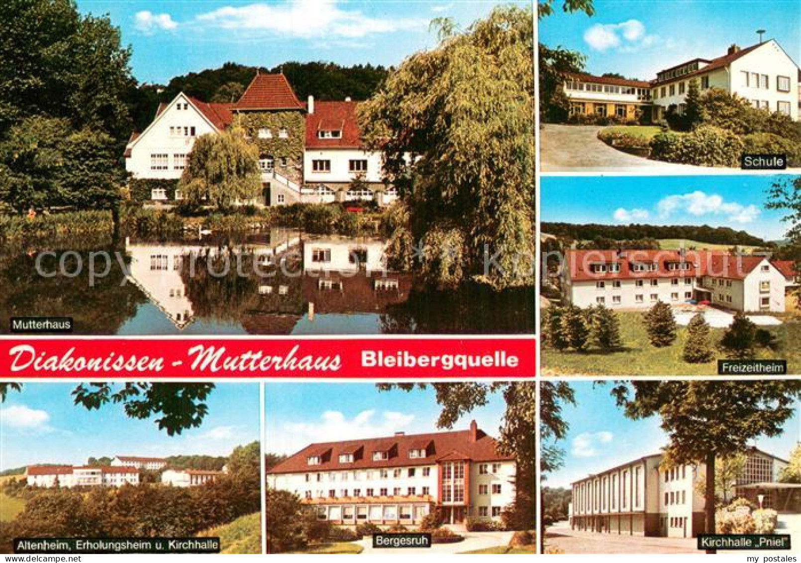 73776706 Velbert Diakonissen Mutterhaus Schule Freizeitheim Altenheim Kirchhalle - Velbert