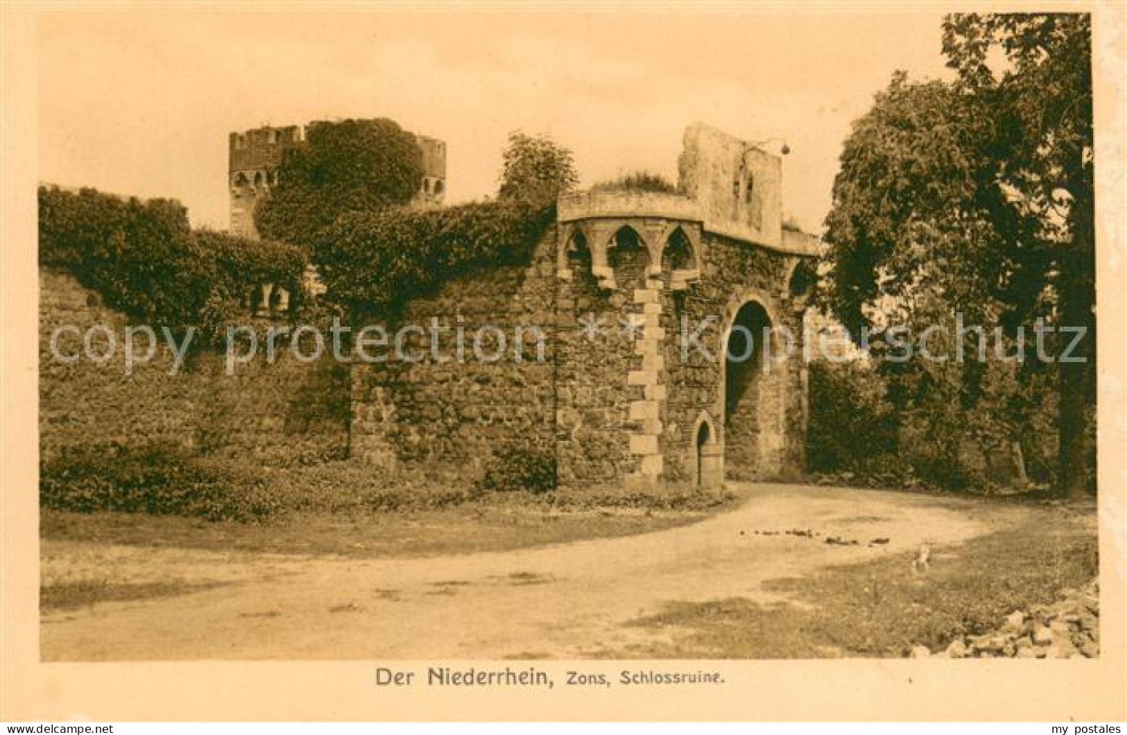 73688697 Zons Schlossruine Zons - Dormagen