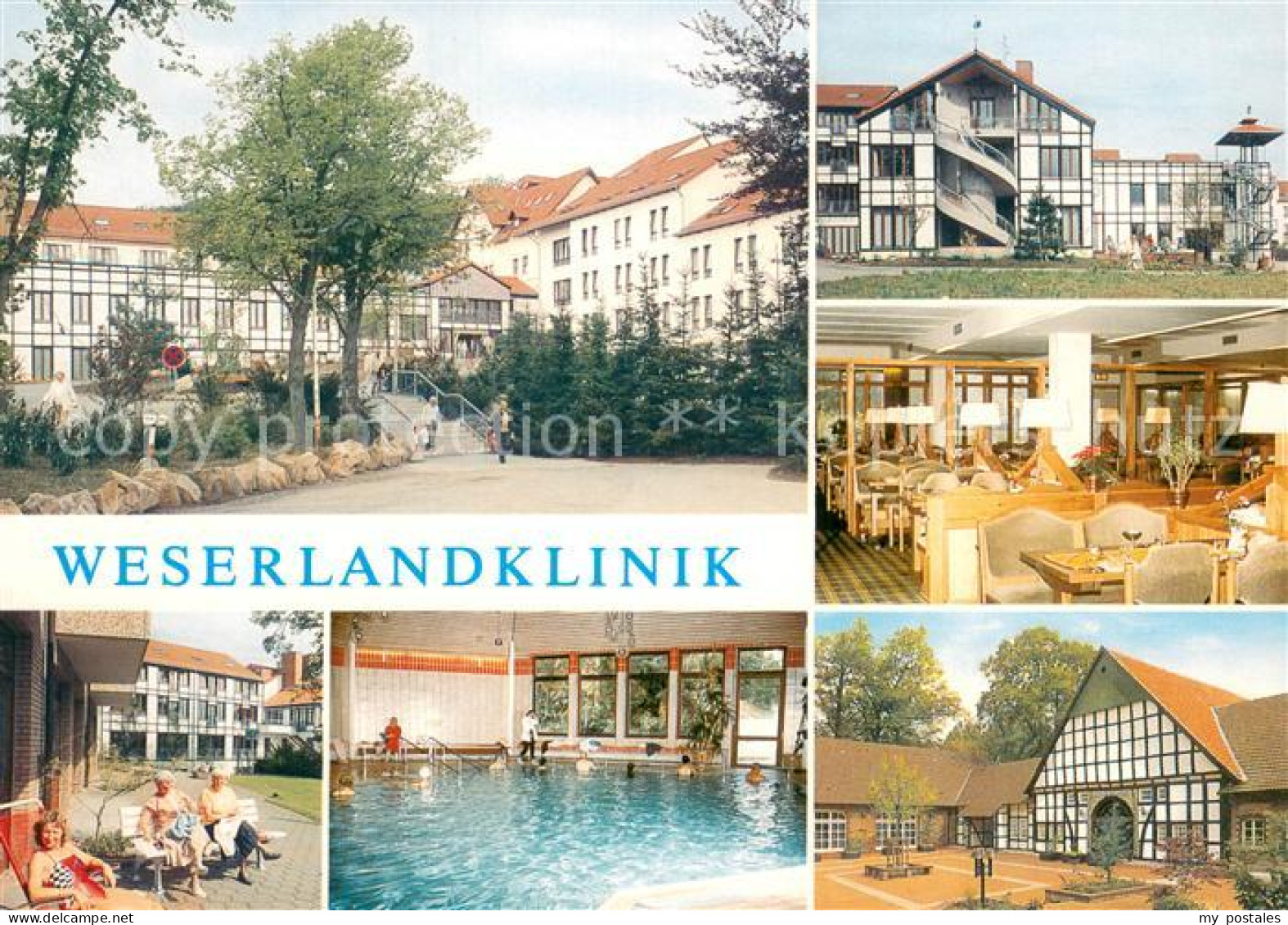 73688531 Bad Seebruch Weserlandklinik Moorbad Terrasse Hallenbad Speisesaal Bad  - Vlotho