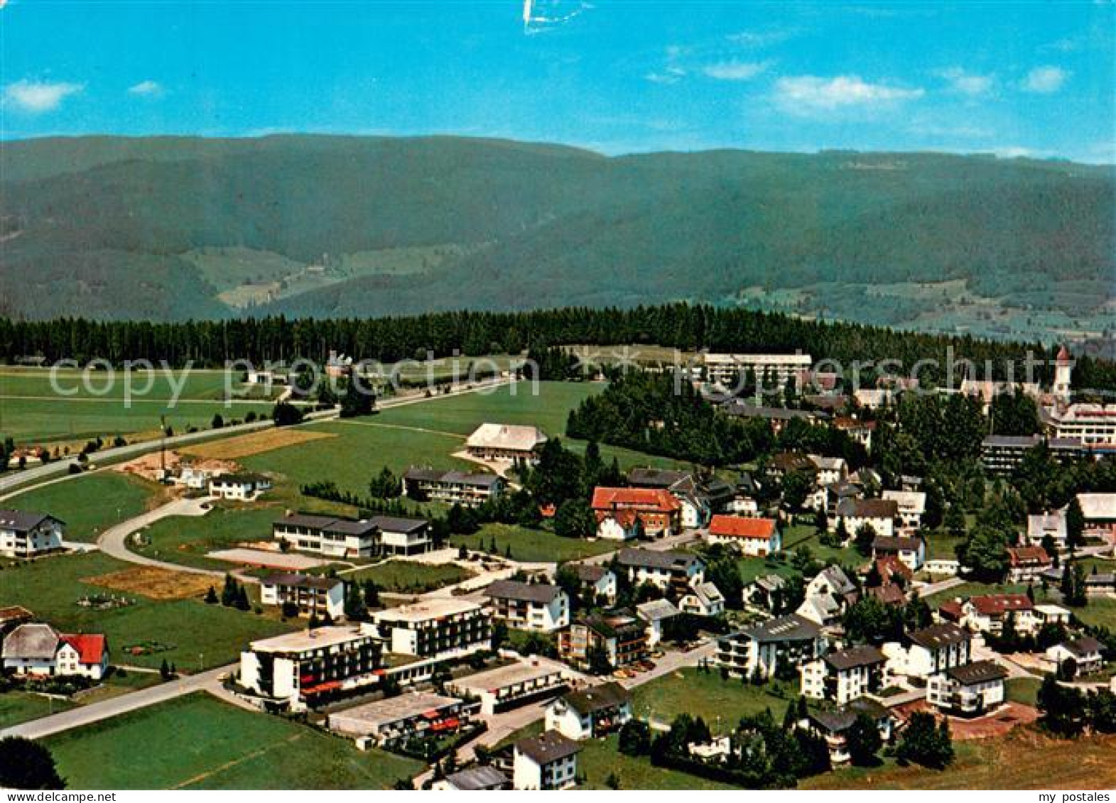 73688397 Hoechenschwand Ort Im Schwarzwald Fliegeraufnahme Hoechenschwand - Hoechenschwand