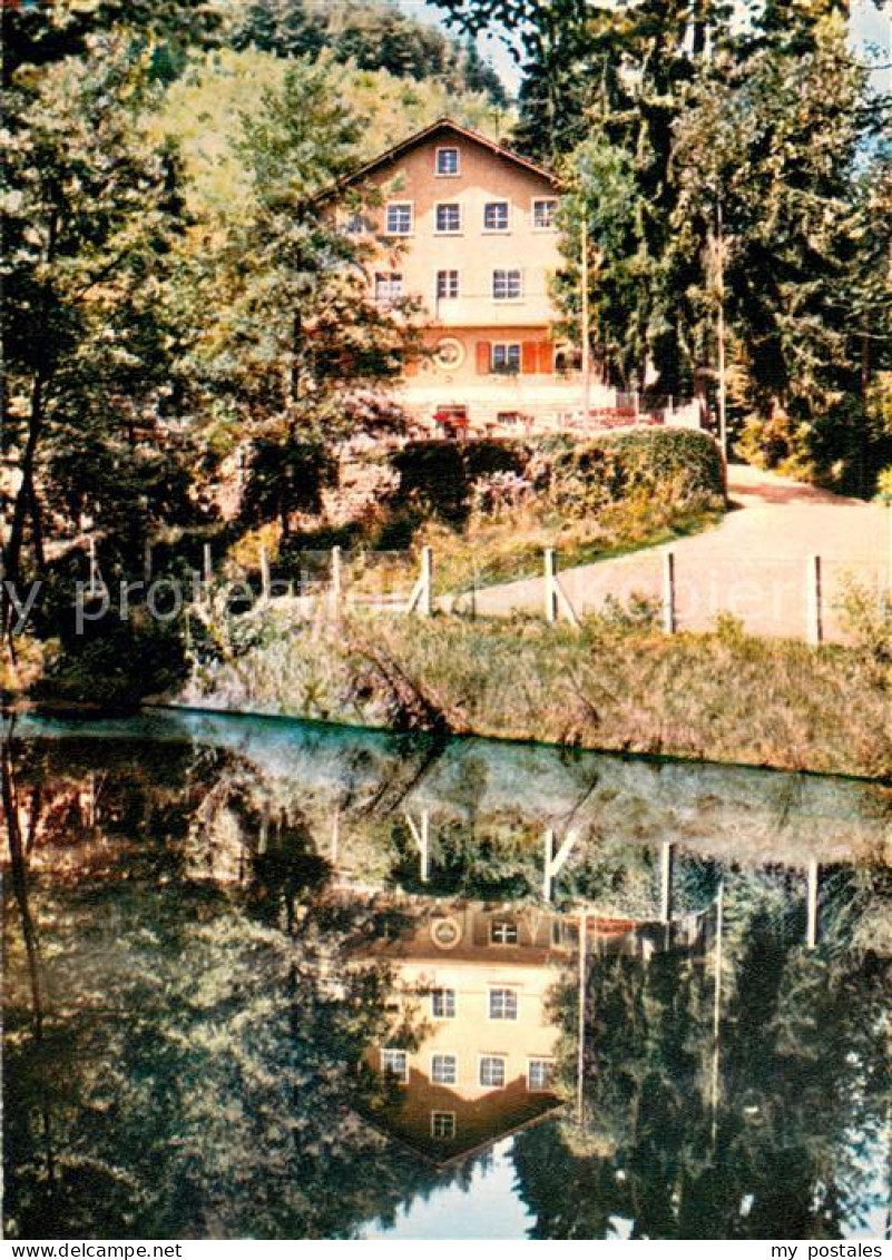 73687706 Neustadt Weinstrasse Neustadter Naturfreundehaus Wasserspiegelungim Tei - Neustadt (Weinstr.)