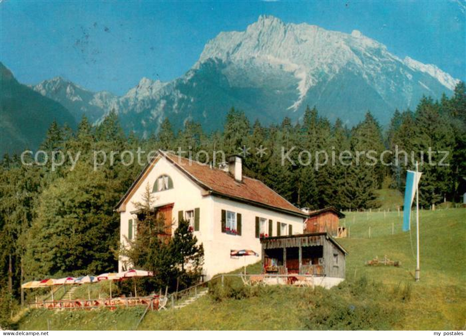 73687454 Ilsank Berggaststaette Soeldenkoepfl Am Soleleitungsweg Mit Blick Auf H - Bischofswiesen