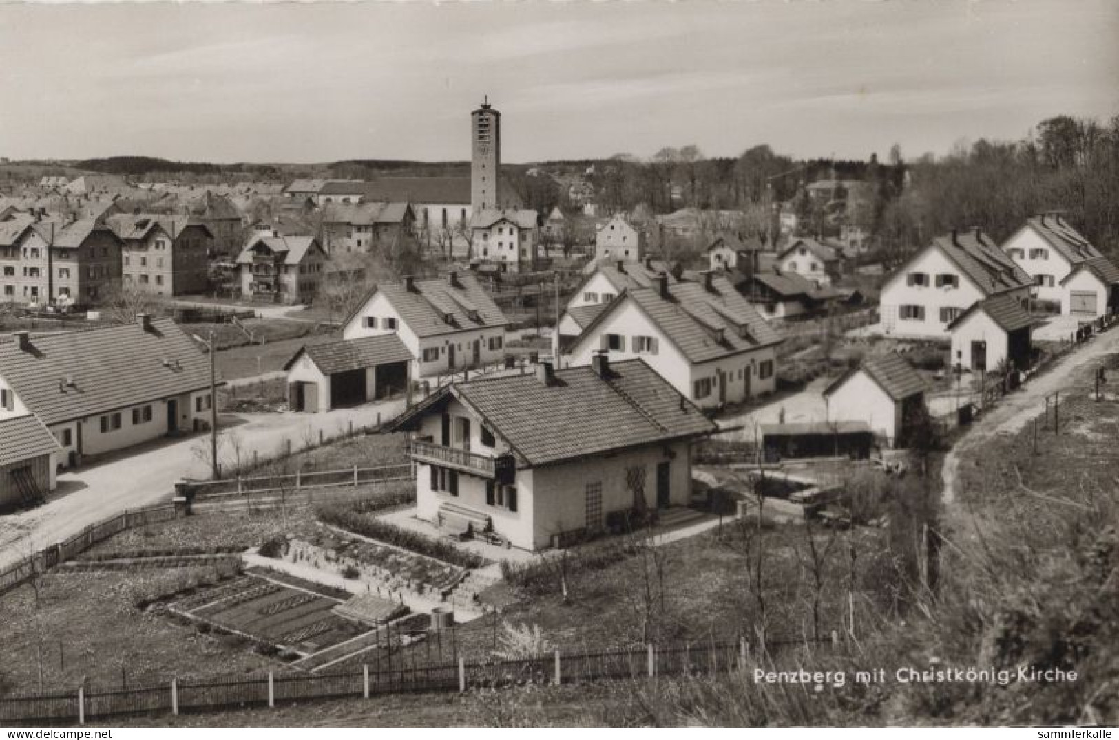 130054 - Penzberg - Mit Christkönig-Kirche - Penzberg