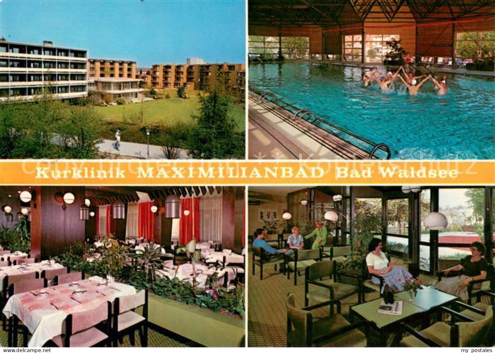 73687115 Bad Waldsee Kurklinik Maximilianbad Restaurant Hallenbad Bad Waldsee - Bad Waldsee