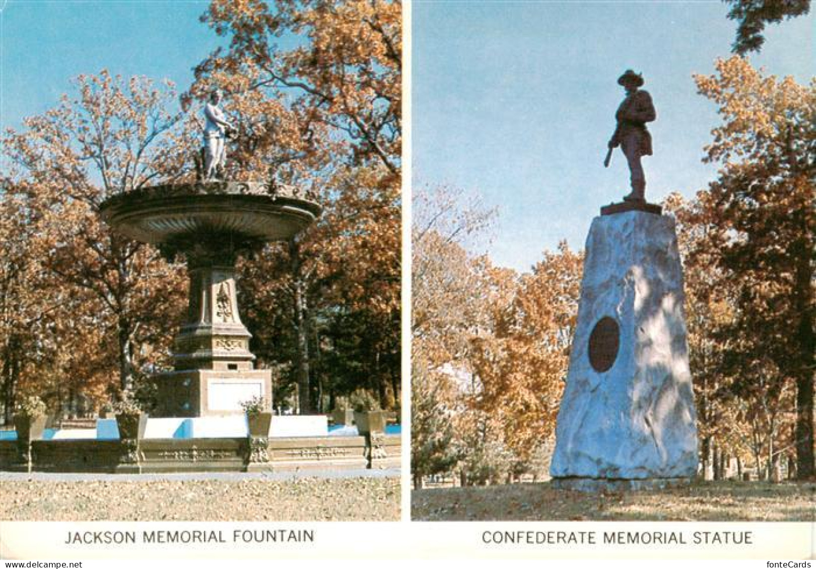 73898123 Parkersburg_West_Virginia_USA City Park Jackson Memorial Fountain Confe - Sonstige & Ohne Zuordnung