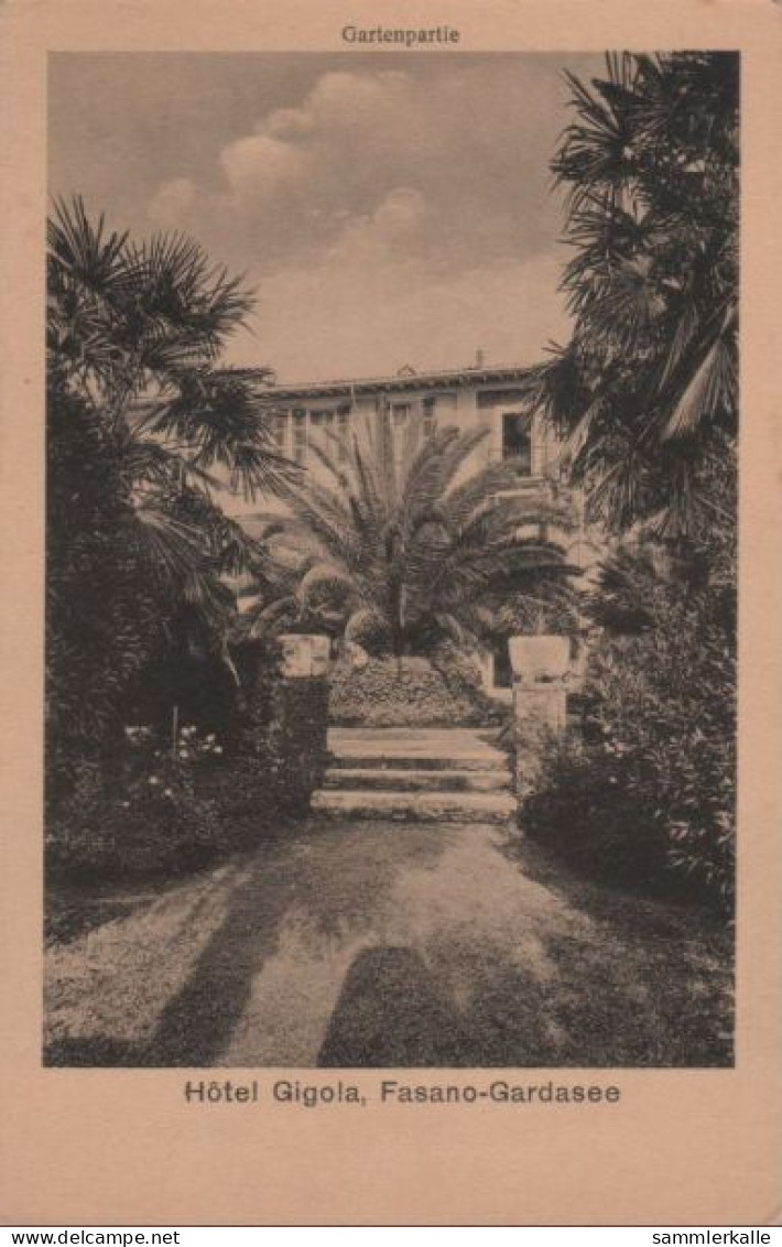 72299 - Italien - Fasano - Hotel Gigola - Ca. 1935 - Brindisi