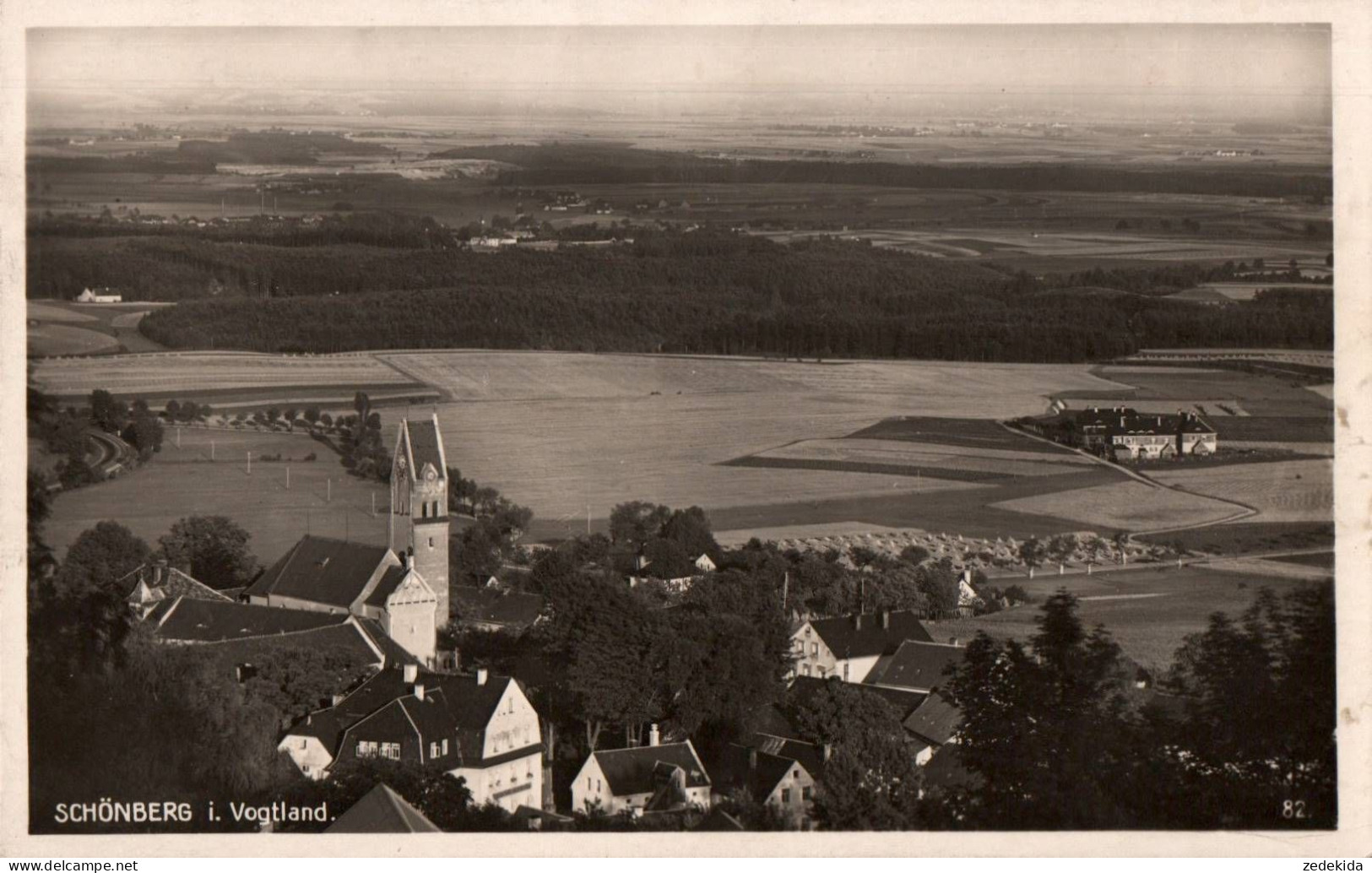 H0860 - Schönberg Vogtland - Hotel Deutsches Haus - August Poguntke - Vogtland