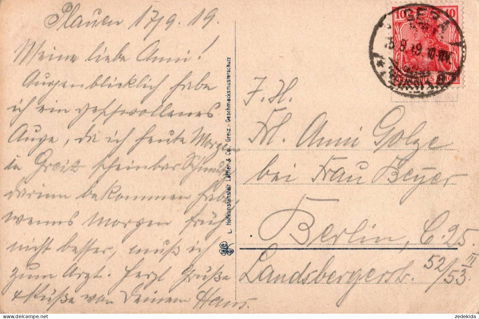 H0870 - Vogtland Städte 16 Bildkarte MBK - Löffler & Co - Vogtland