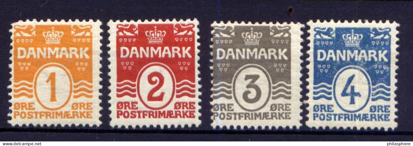 Dänemark Nr.42/5 A        **  MNH                (885) - Unused Stamps