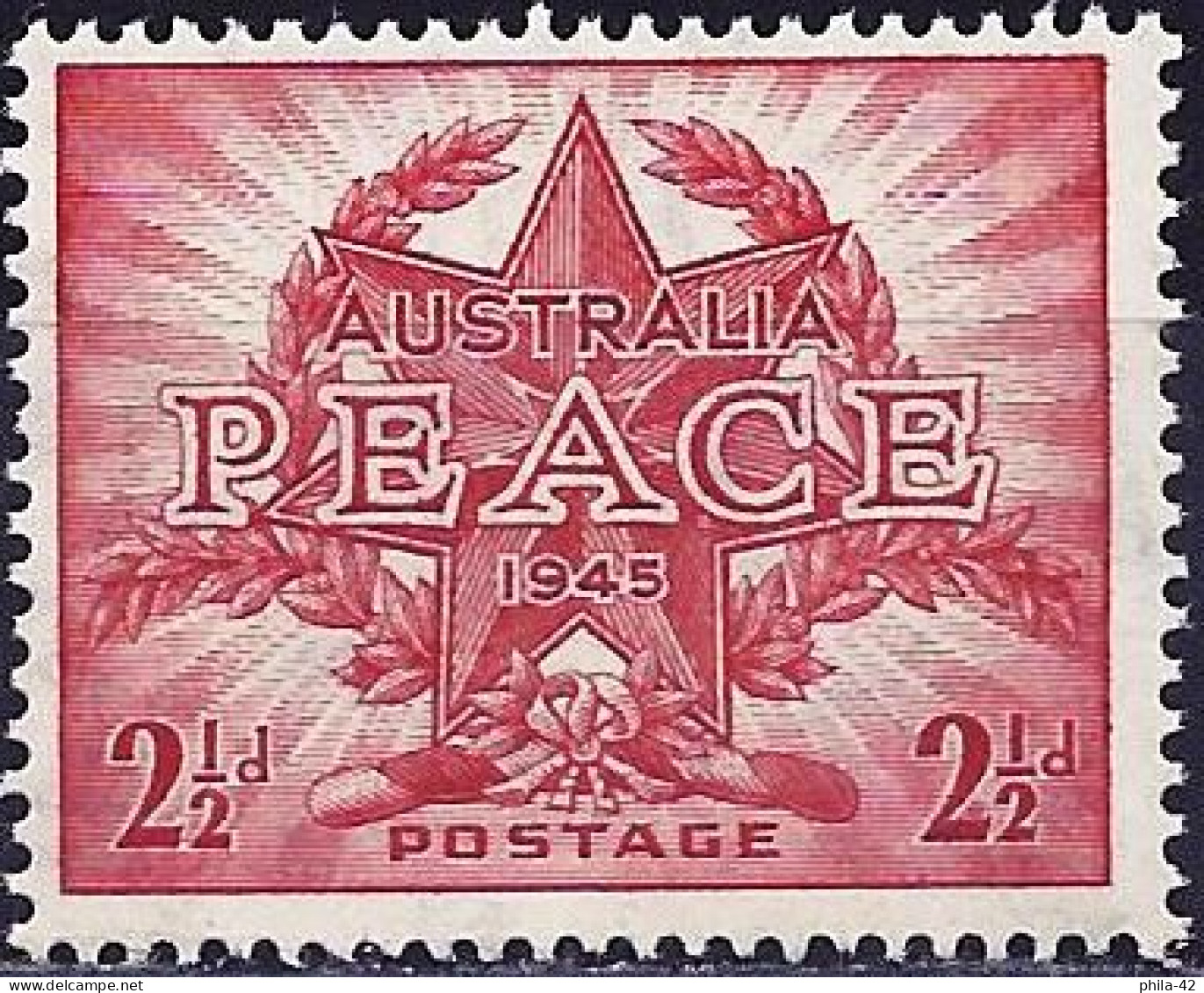 Australia 1946 - Mi 173 - YT 149 ( Anniversary Of Victory ) MNH** - Ungebraucht