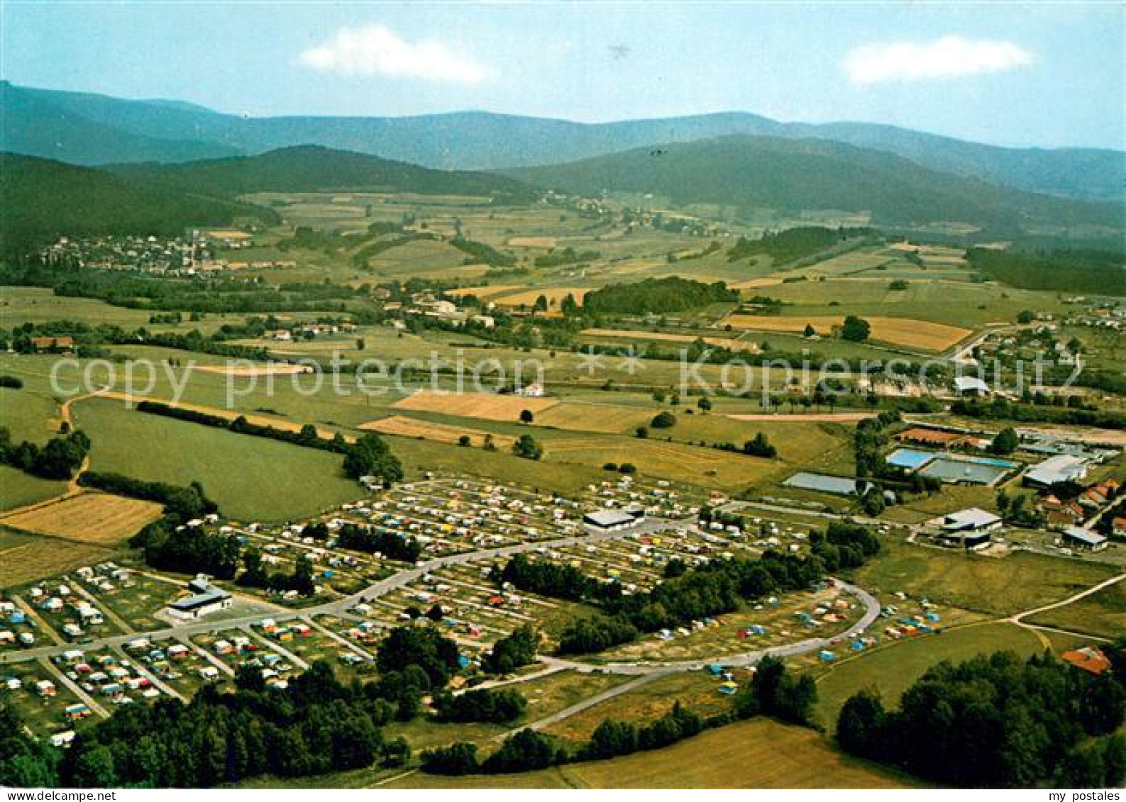 73683863 Zwiesel Niederbayern Fliegeraufnahme Camping Ferienzentrum Zwiesel Nied - Zwiesel