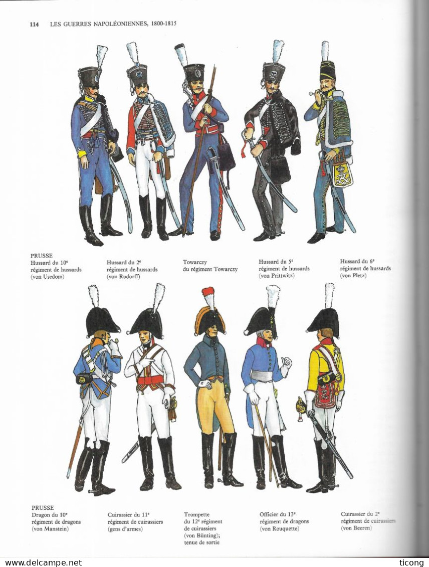 UNIFORMES ET TENUES DE CAMPAGNE DES GRANDES ARMEES DU MONDE DE 1700 A 1977 - 1ERE EDITION FRANCAISE ROBERT LAFFONT 1979 - Uniforms