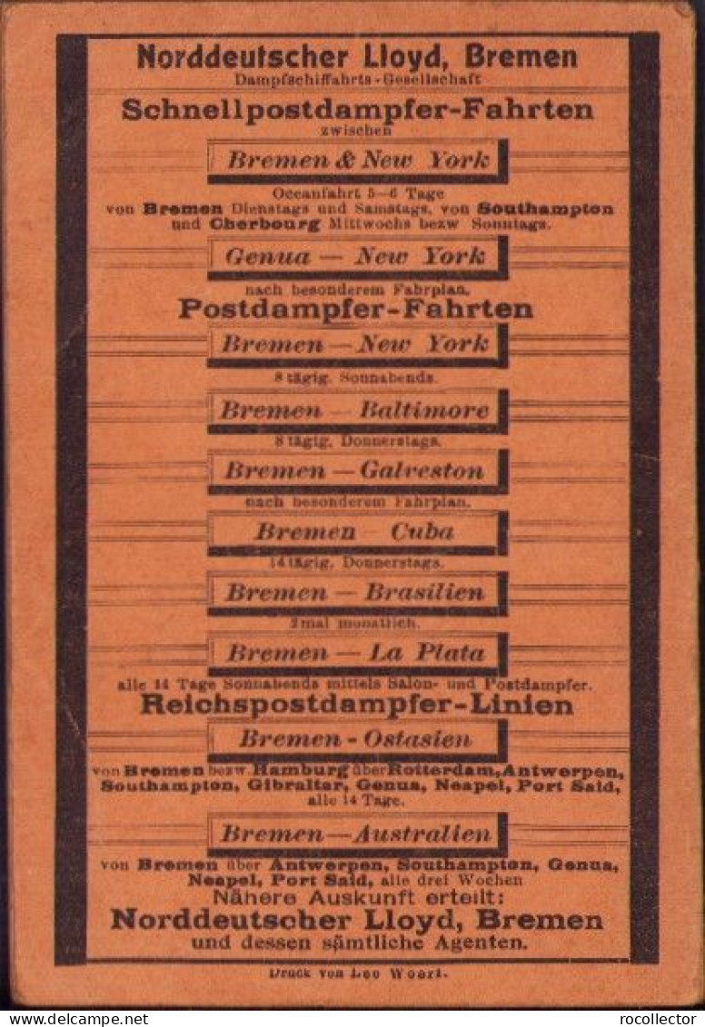 Illustrierter Führer durch die königliche Landeshauptstadt Prag und Umgebung von Leo Woerl C4286N