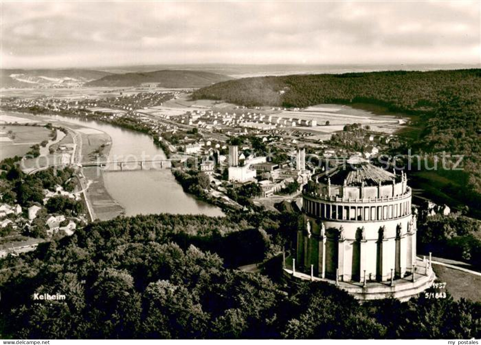 73682109 Kelheim Donau Panorama Mit Befreiungshalle  - Kelheim