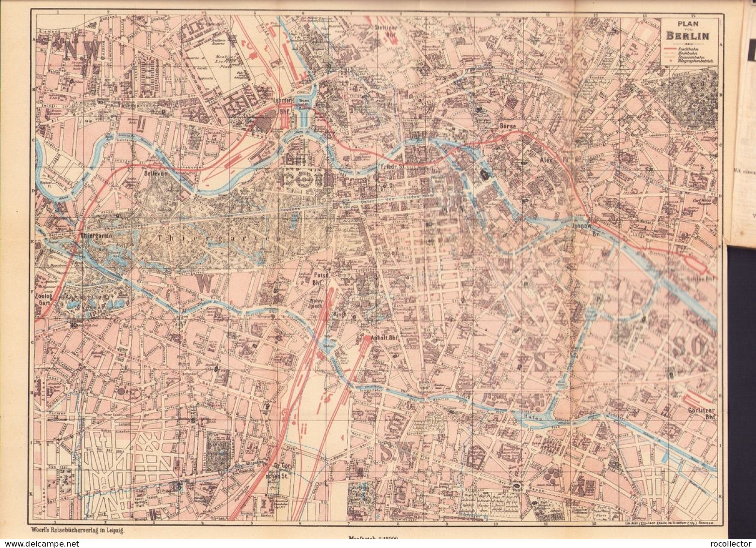 Führer Durch Berlin Und Umgebung Von Leo Woerl C4287N - Slavische Talen