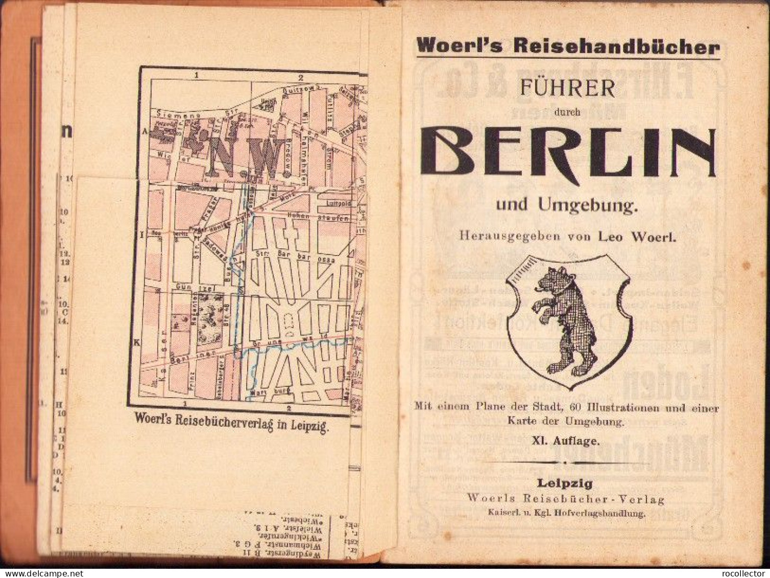 Führer Durch Berlin Und Umgebung Von Leo Woerl C4287N - Slavische Talen