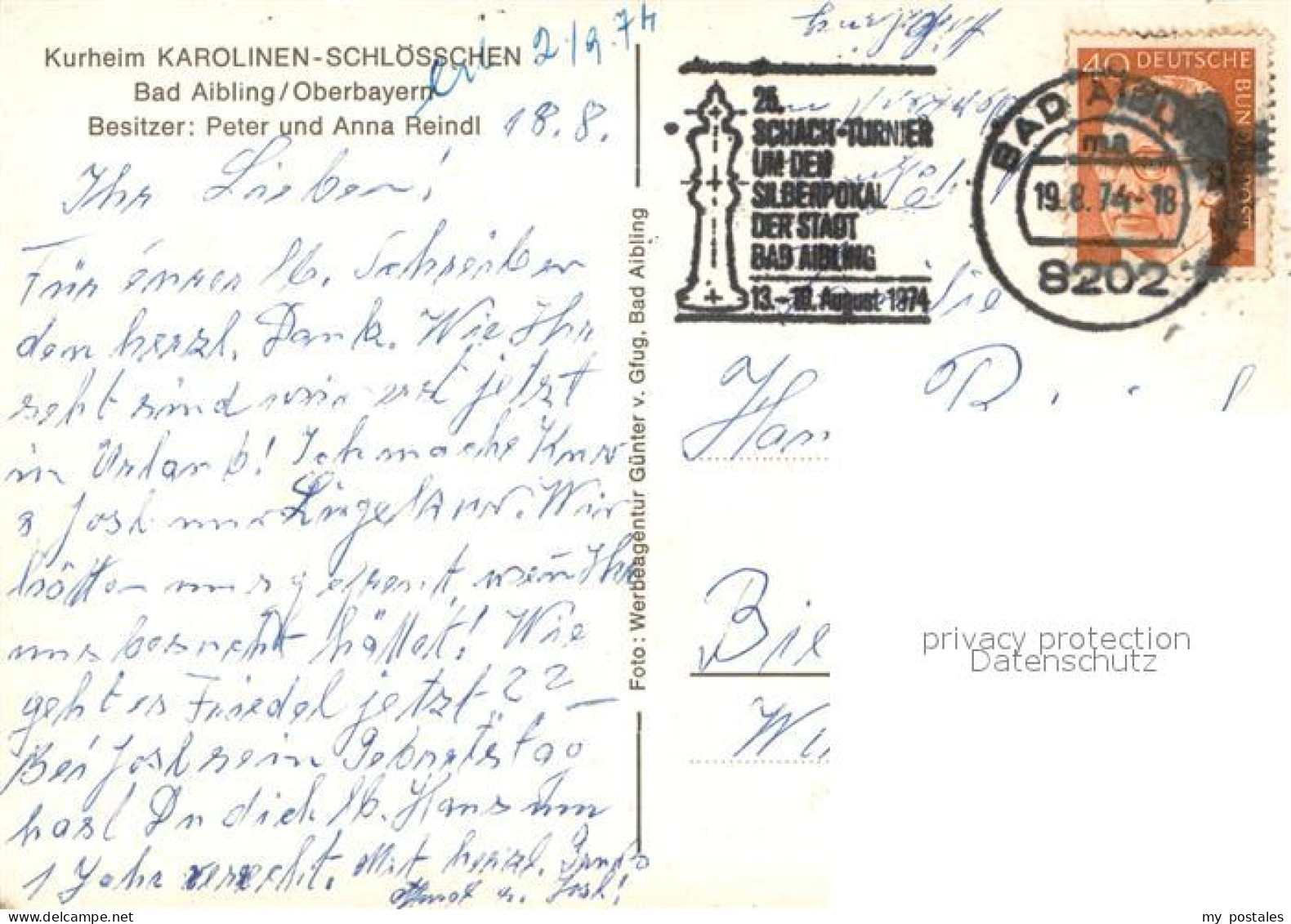 73678888 Bad Aibling Kurheim Karolinen-Schloesschen Bad Aibling - Bad Aibling