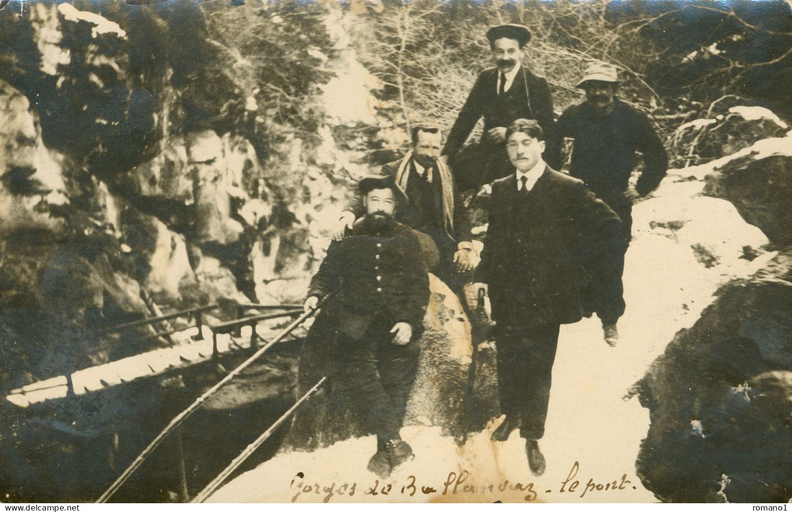 73)   Gorges De Ballandaz -  Le Pont   (  Carte Photo Des Environs De Bozel Rote De De Brides Les Bains à Pralognan - Bozel