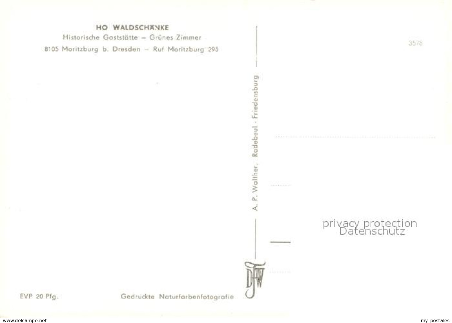 73570331 Moritzburg Sachsen Waldsch?nke Moritzburg Sachsen - Moritzburg