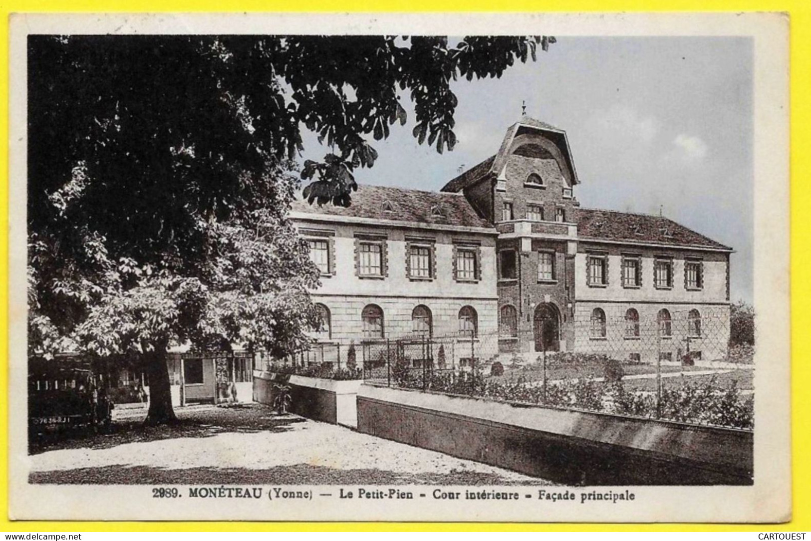 CPA MONETEAU - Le Petit PIEN  Facade Principale - 1939 - Moneteau