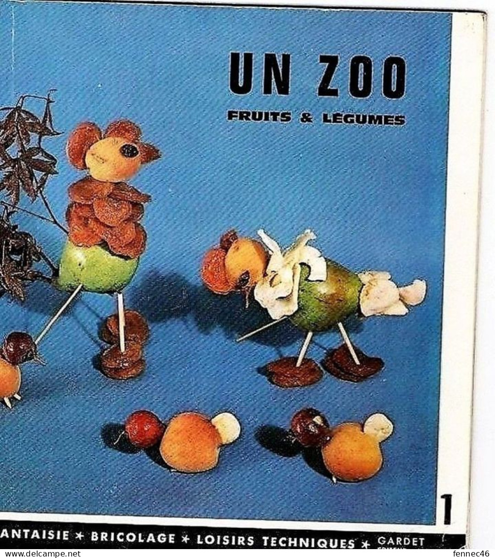 * Loisir Créatif : Livre D'apprentissage: Un Zoo Fruits & Légumes - Do-it-yourself / Technical