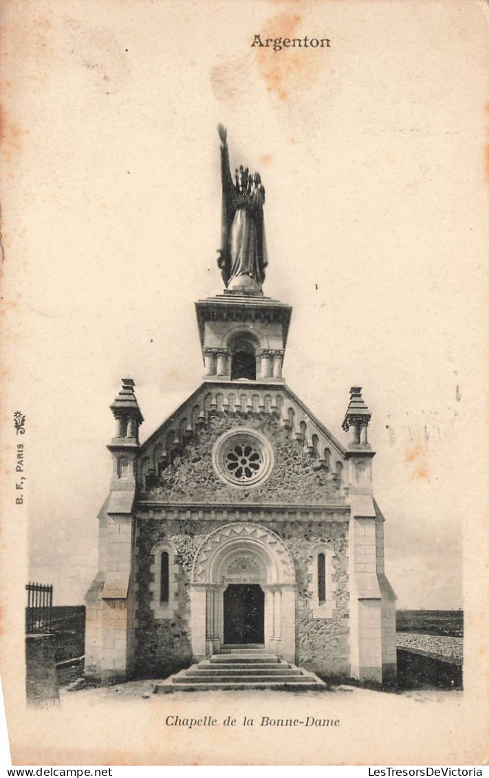FRANCE - Argenton - Vue Générale De La Chapelle De La Bonne Dame - Vue De L'extérieur  - Carte Postale Ancienne - Argenton Chateau