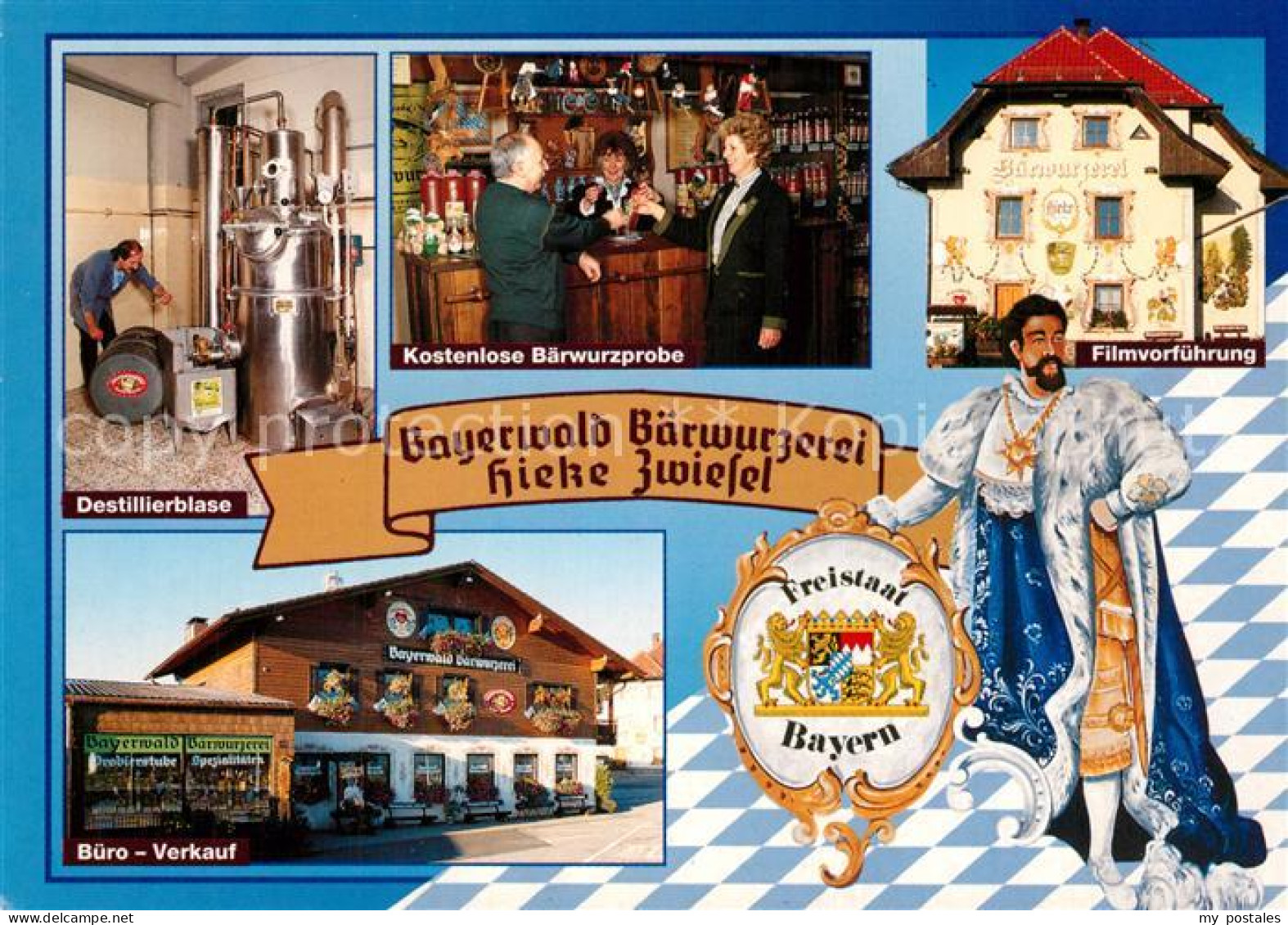 73569859 Zwiesel Niederbayern Bayerwald Baerwurzerei Hieke Destillierblase Baerw - Zwiesel