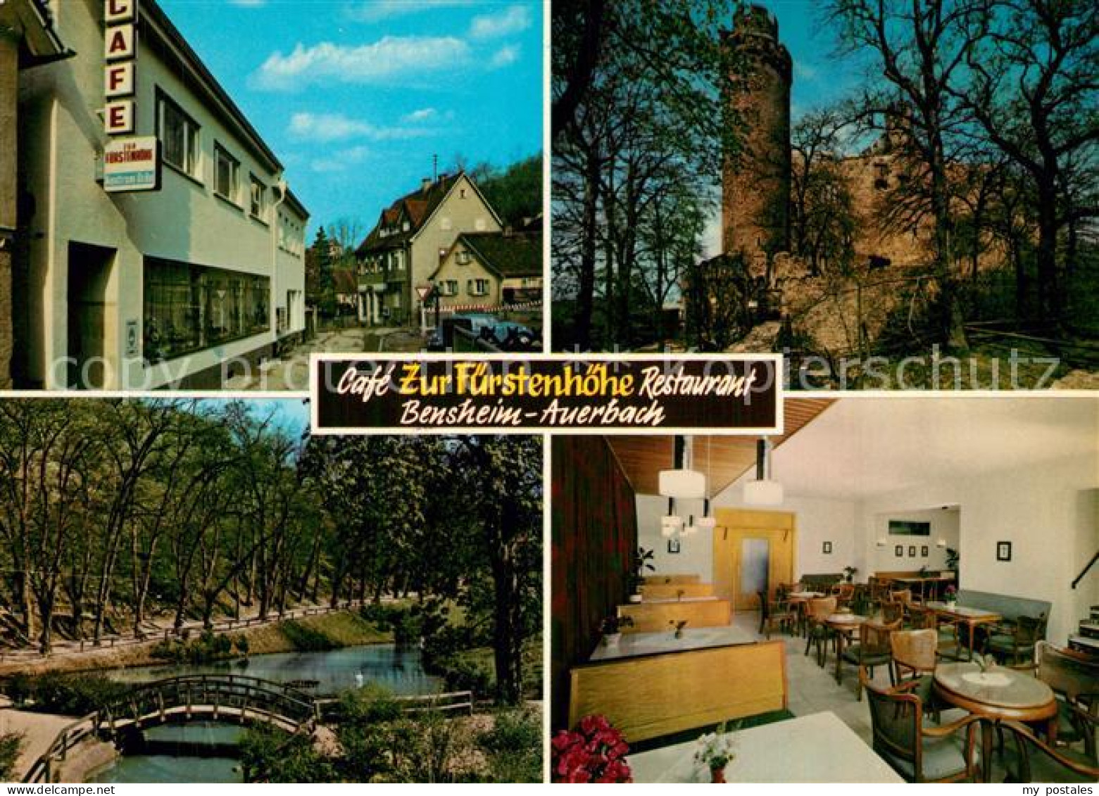 73569752 Bensheim Bergstrasse Cafe Zur Fuerstenhhoehe Restaurant Bensheim Bergst - Bensheim